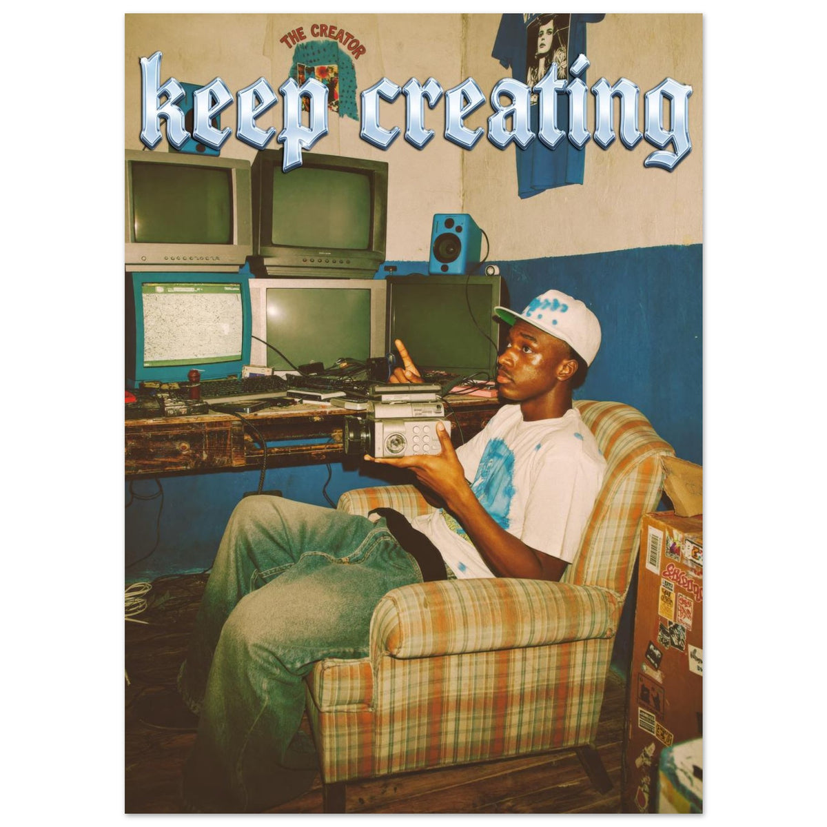 keep creating | poster