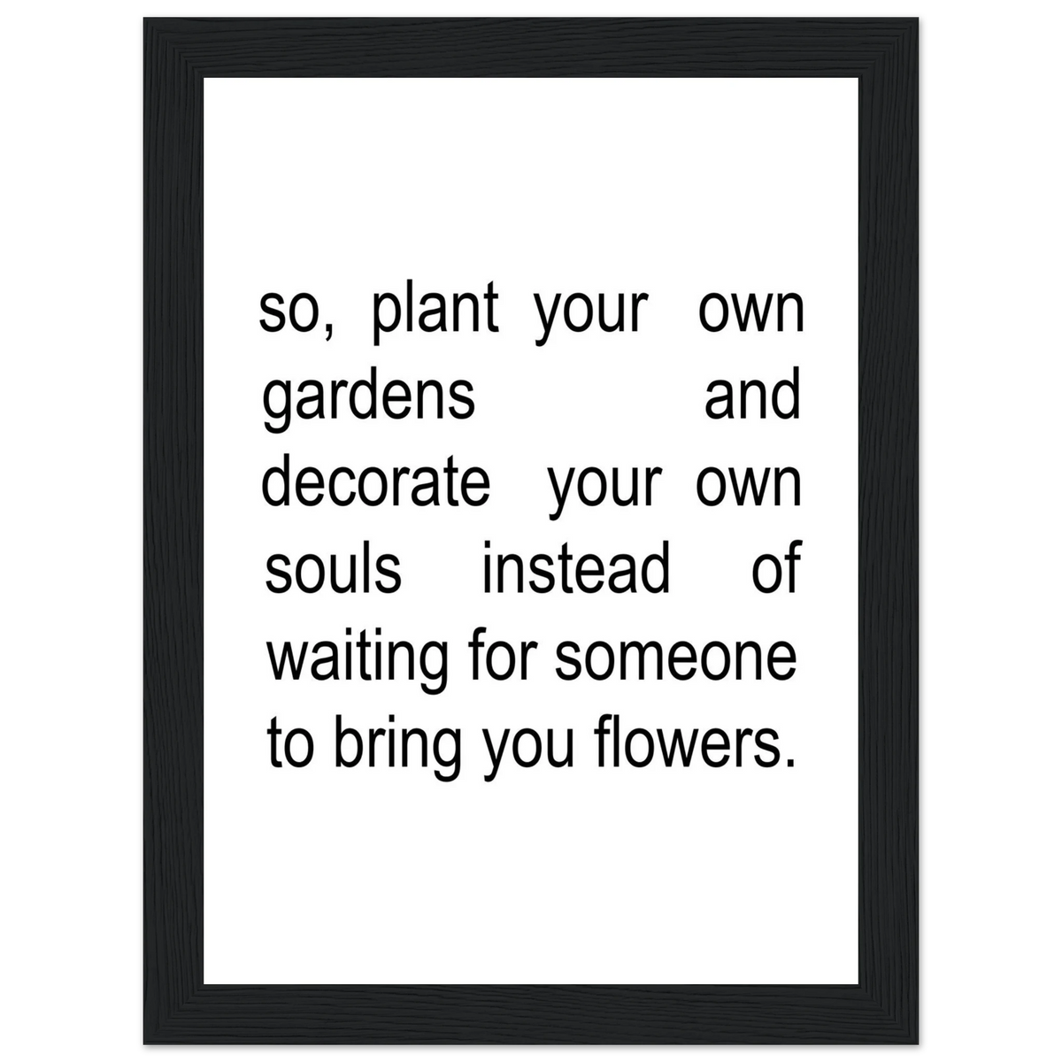 Don't wait.
