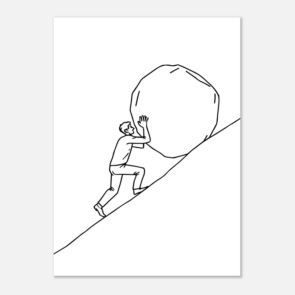 keep pushing | poster